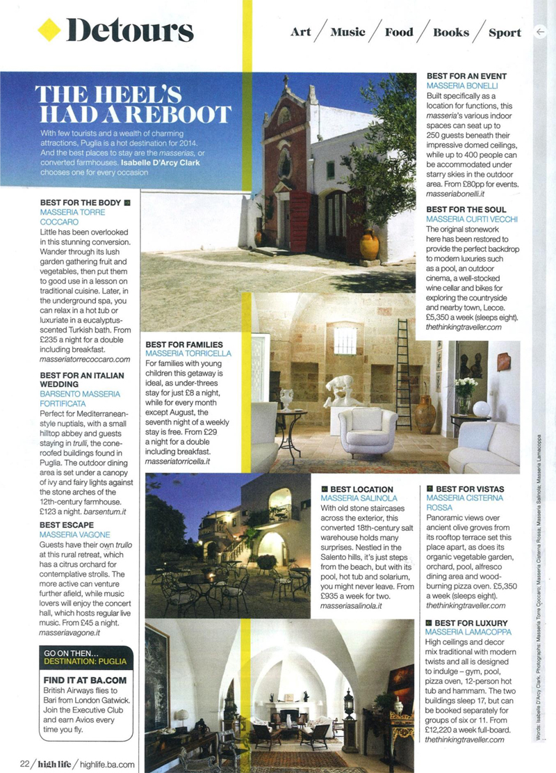 BA High Life article
